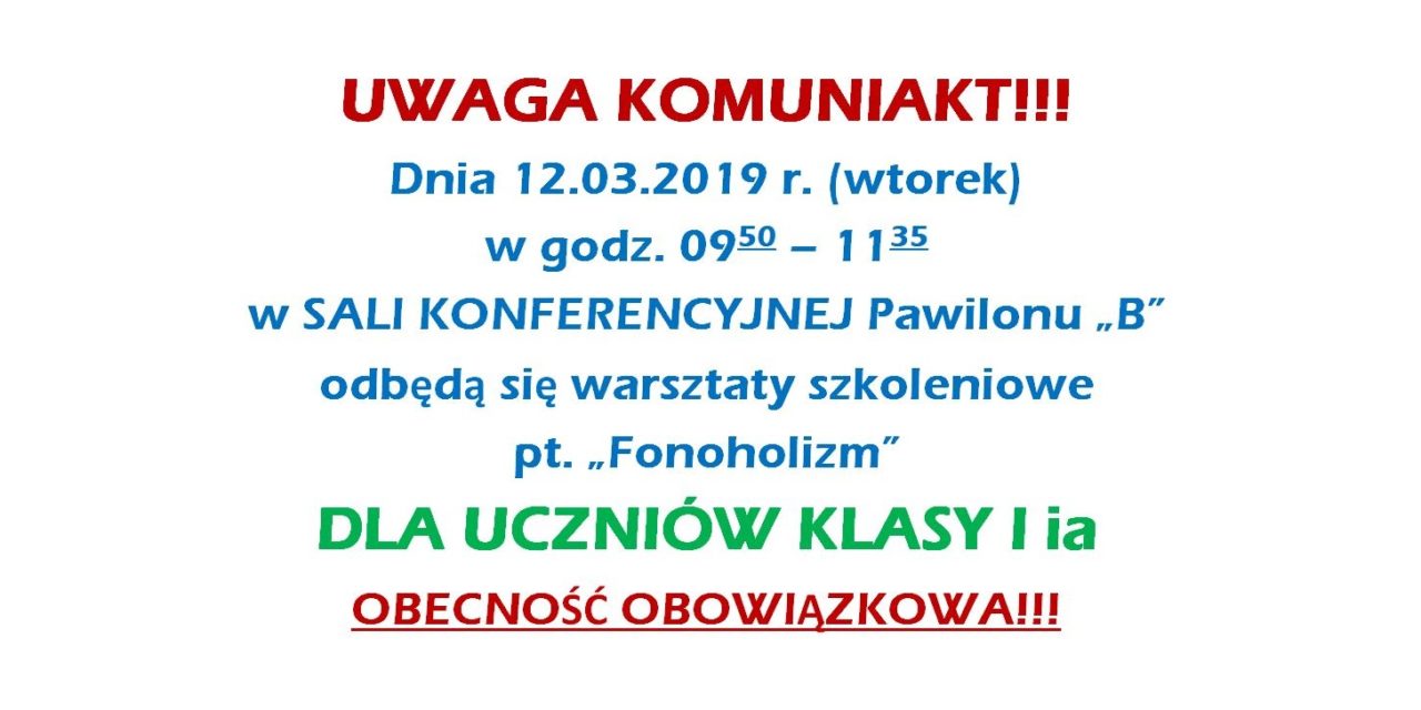 Uwaga! Komunikat!