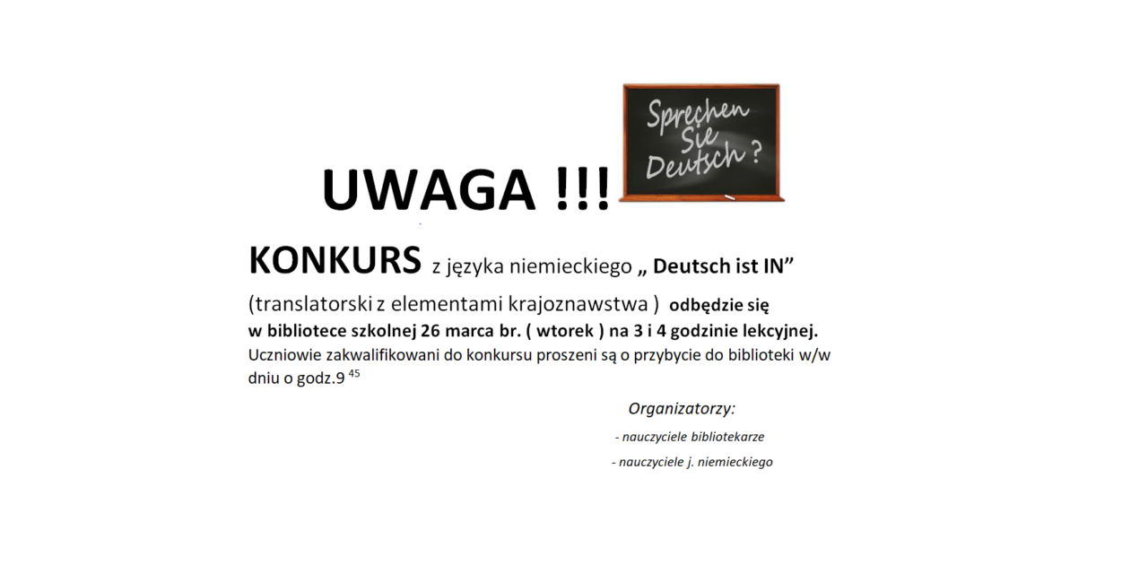 Uwaga, konkurs!
