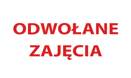 Zajęcia odwołane