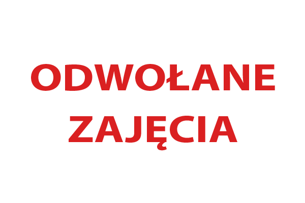 Zajęcia odwołane