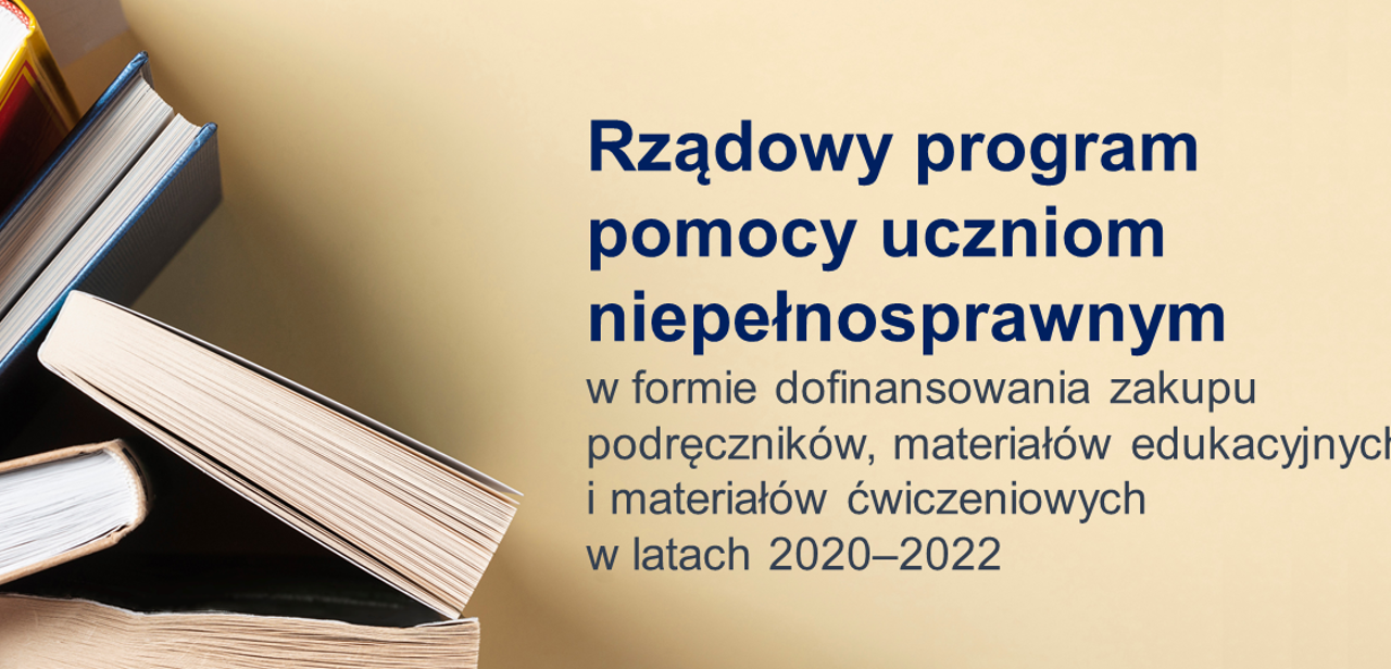 Rządowego programu pomocy uczniom niepełnosprawnym