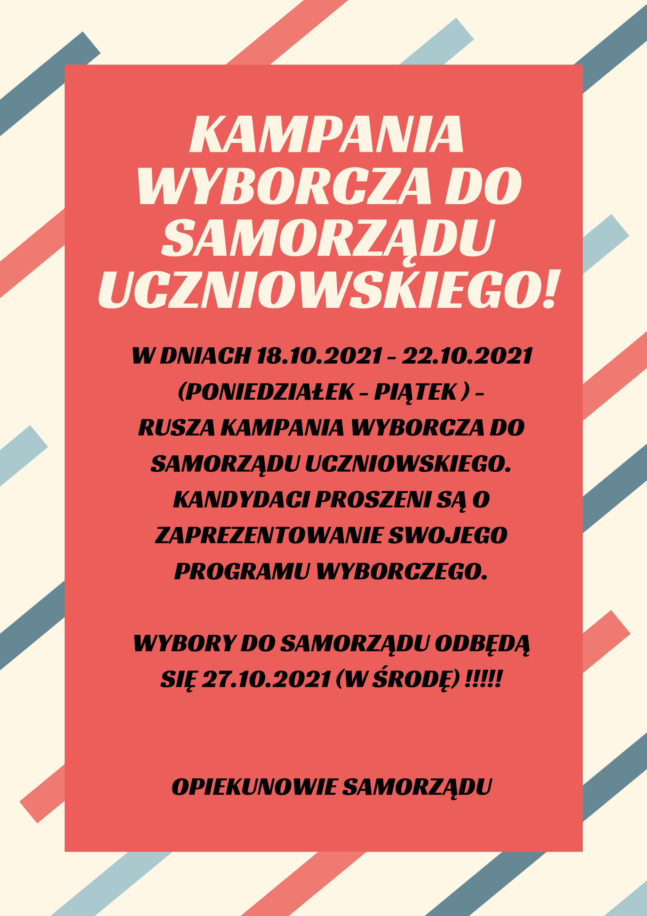 Kampania wyborcza do SU!