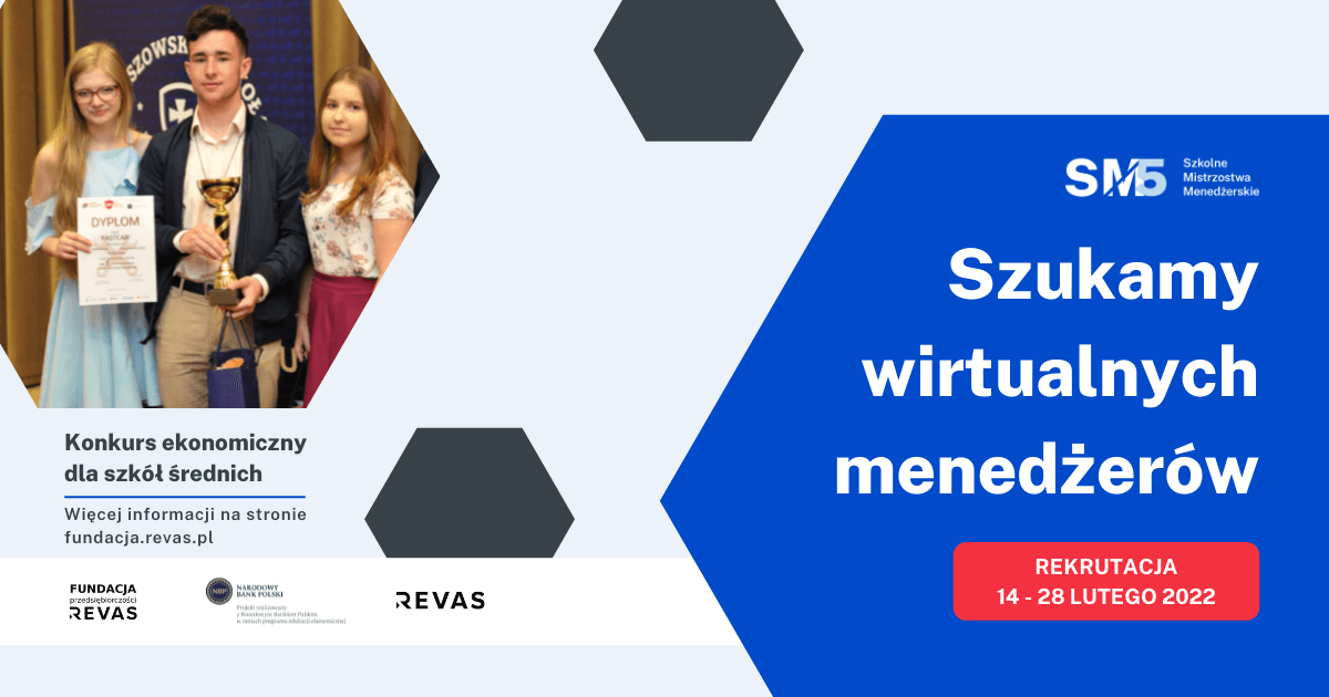 Ogólnopolski konkurs ekonomiczny  „Szkolne Mistrzostwa Menedżerskie”.