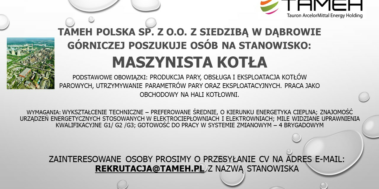 MASZYNISTA KOTŁA