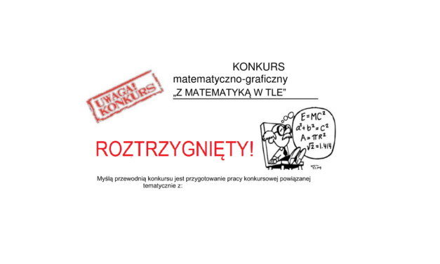 Konkurs rozstrzygnięty!!!
