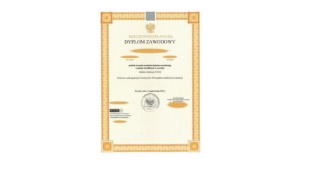 Odbiór dyplomu technika
