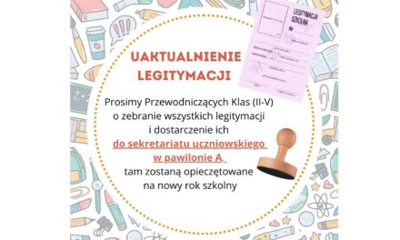 UAKTUALNIENIE LEGITYMACJI