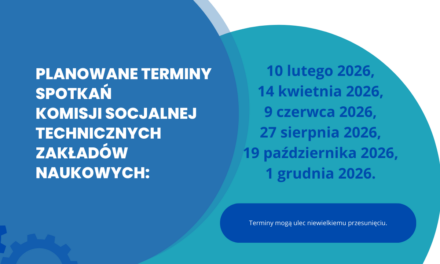 TERMINY SPOTKAŃ KOMISJI SOCJALNEJ